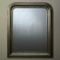 Brissi Hampshire Mirror, H120 x W100cm Silver